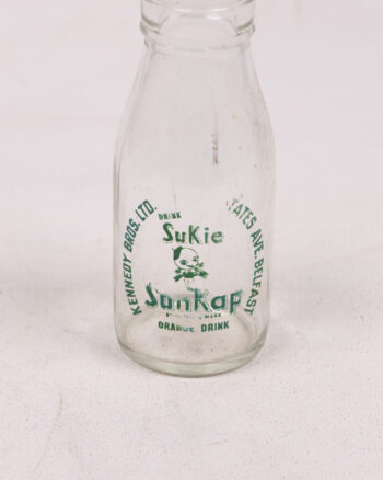 Vintage Sunkap Orange Drink Glass Bottle