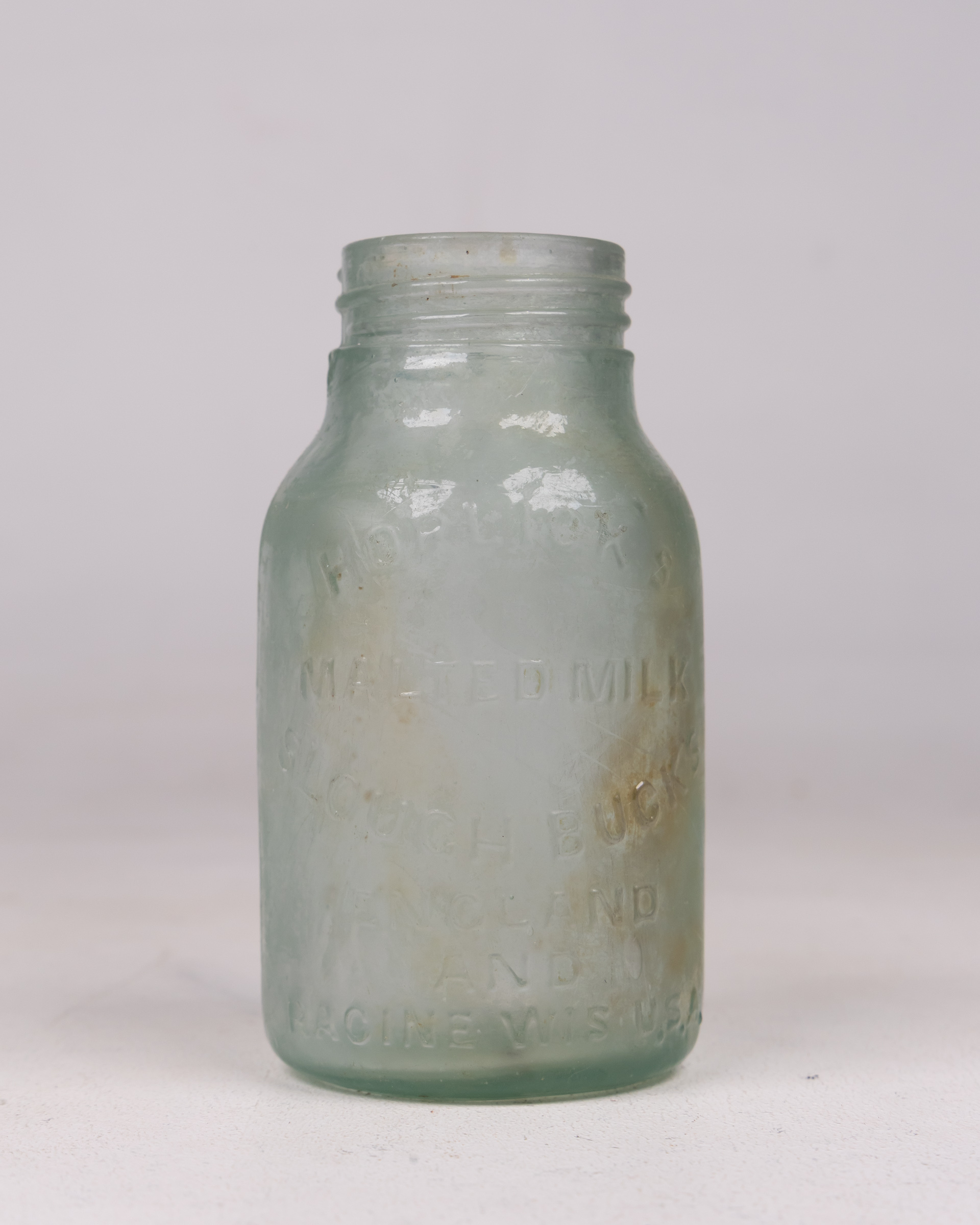 Vintage Horlick’s Malted Milk Glass Bottle