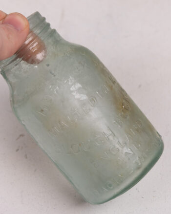 Vintage Horlick’s Malted Milk Glass Bottle