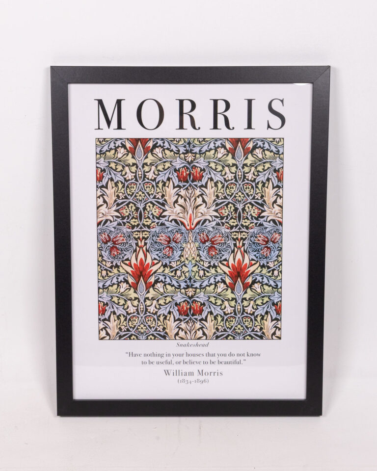William Morris 40x30 Framed Print - Snakeshead