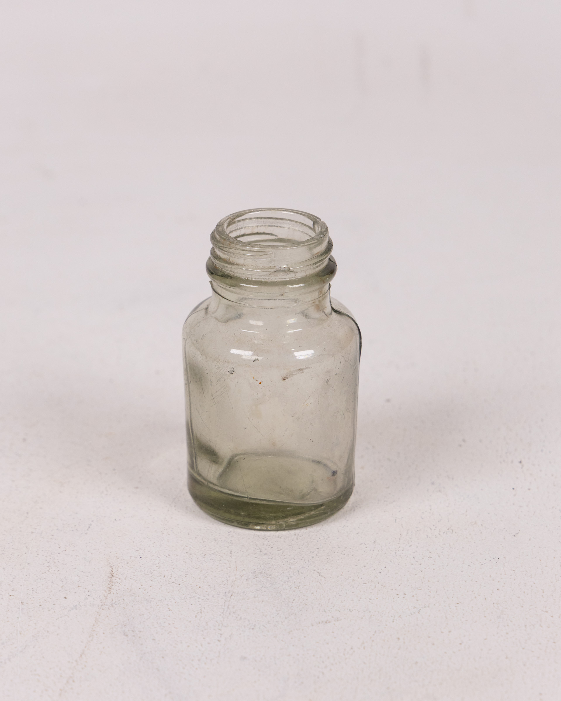 Small Clear Glass Bottle