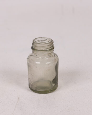 Small Clear Glass Bottle