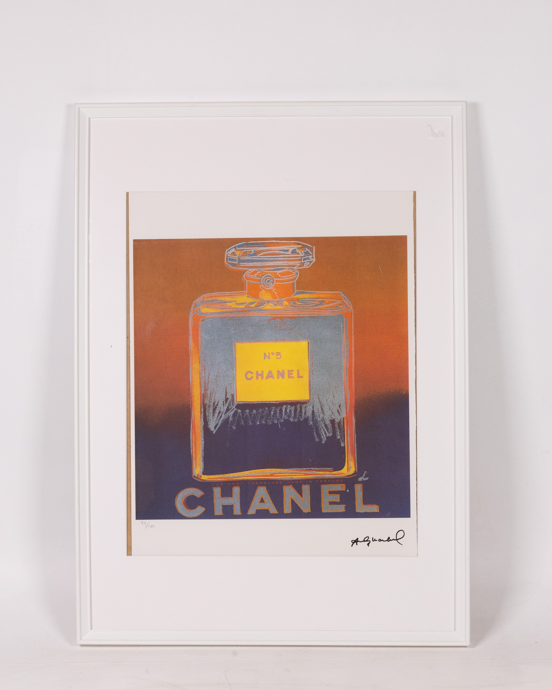 Andy Warhol Chanel Framed Lithograph Print – #73/100