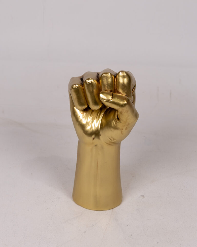 Gold Fist Ornament - Large