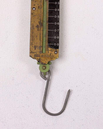 Vintage Gold Tone Metal Weighing Scale