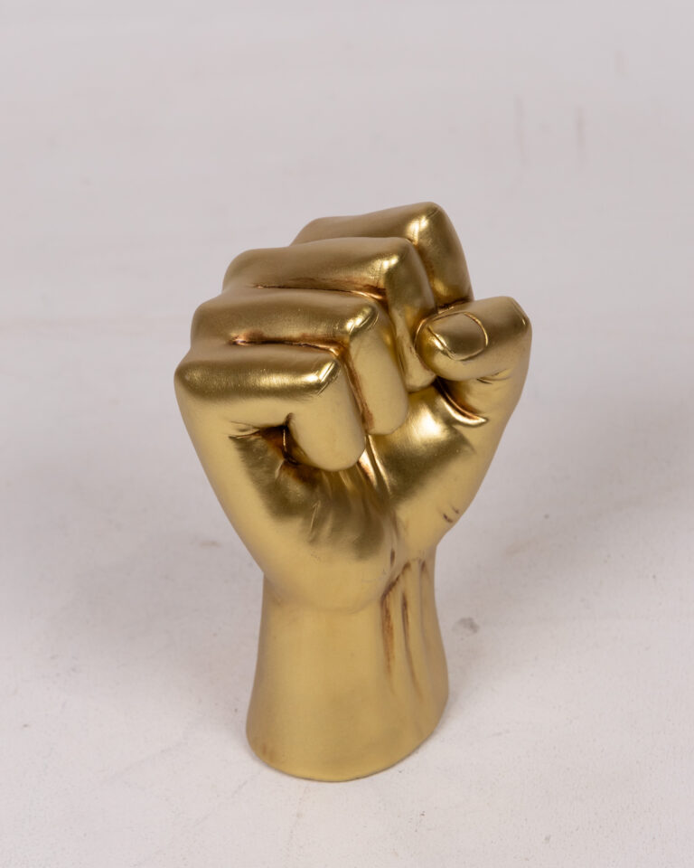 Gold Fist Ornament - Small