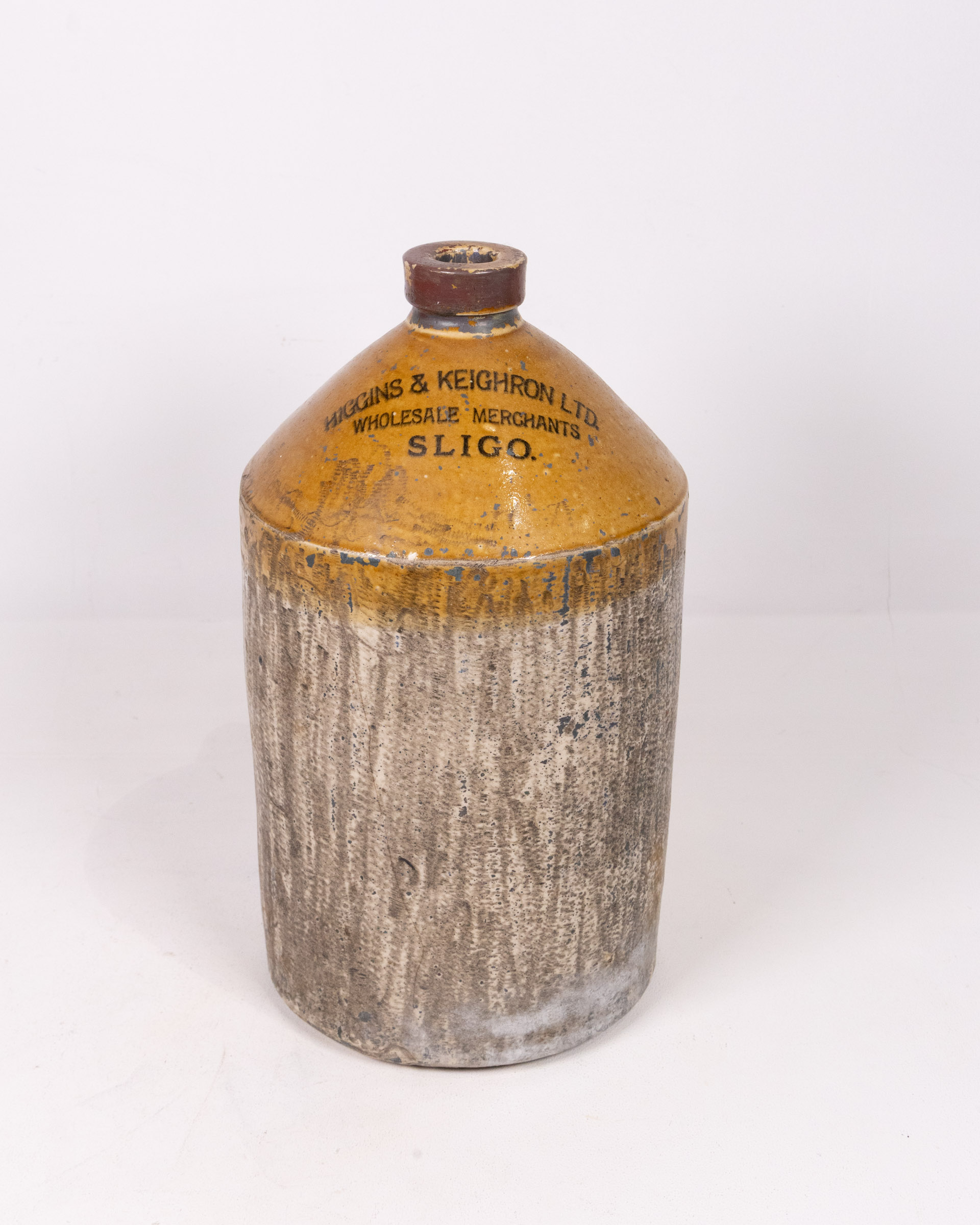 Higgins & Keighron Sligo Stoneware Flagon