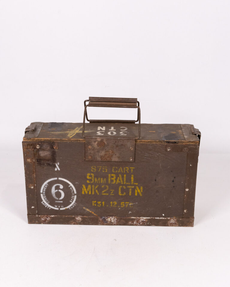 Military 9mm Ball Ammunition Storage Box