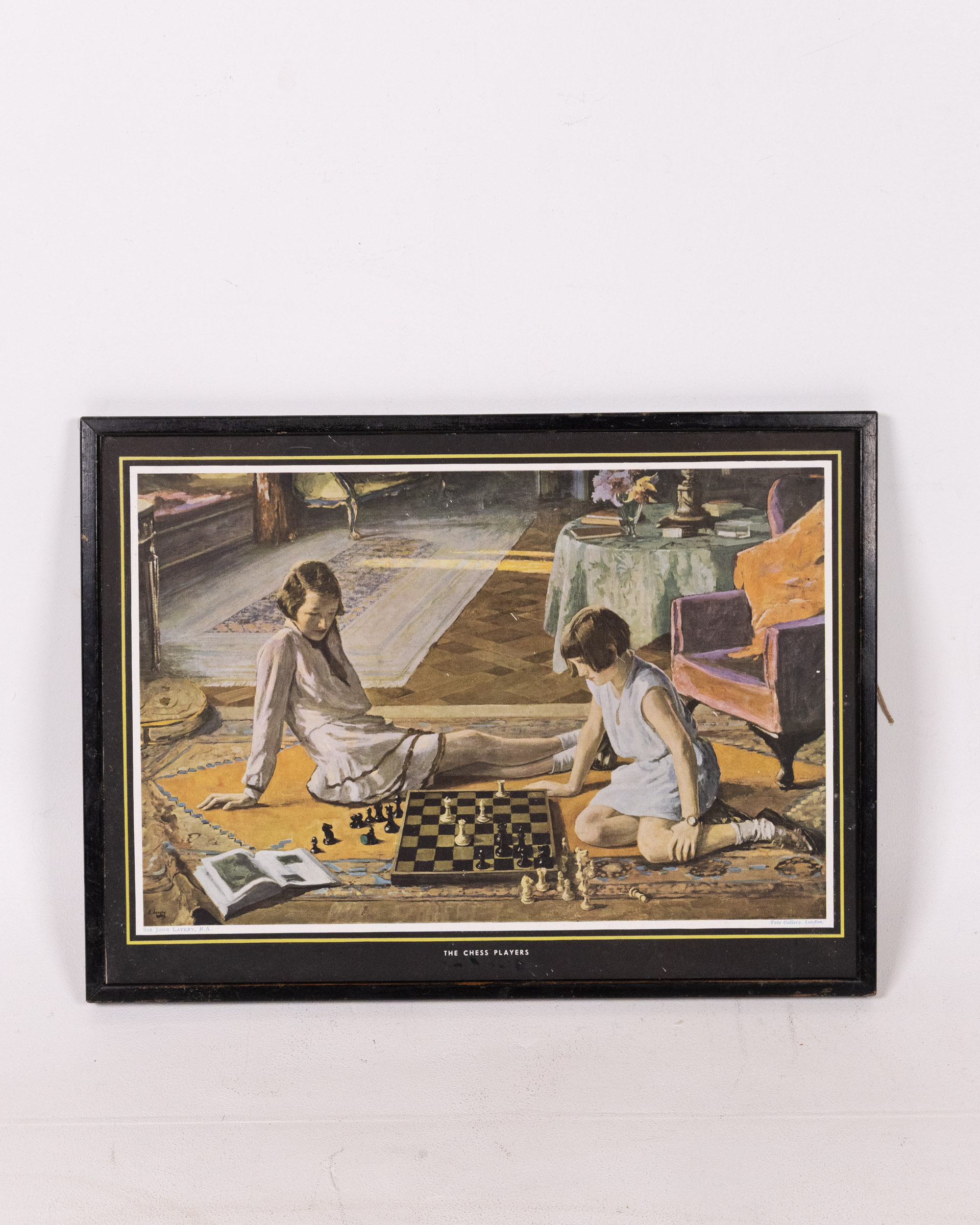 ‘The Chess Players’ by Sir John Lavery Framed Print