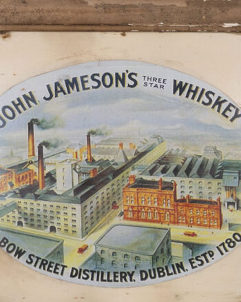 Framed John Jameson Whiskey Distillery Advertisement