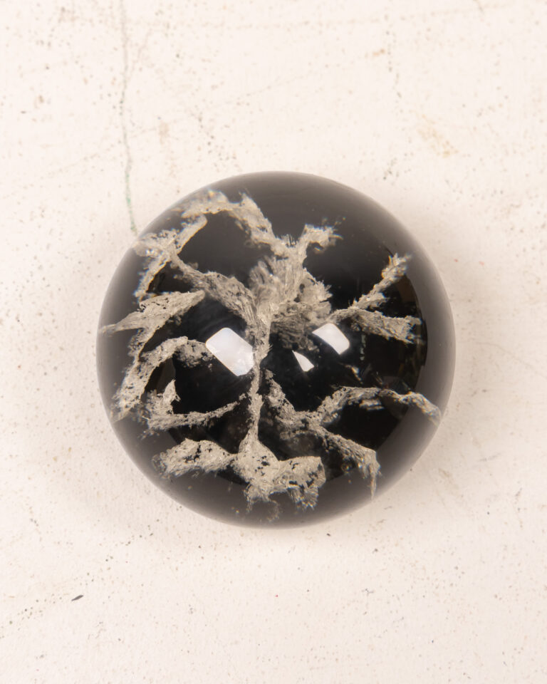 Resin Paperweight with Intricate Branching Design