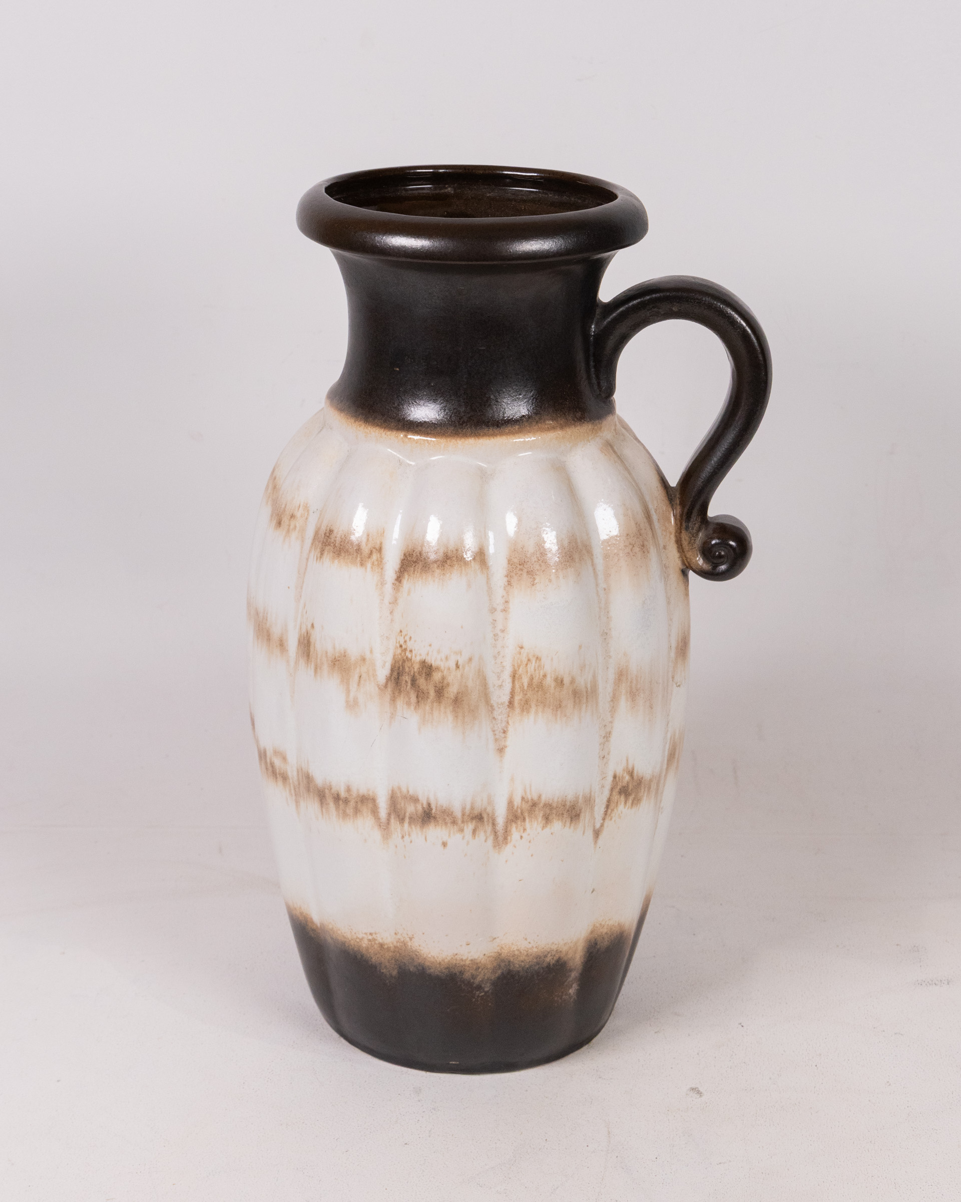 Mid Century West German Pottery Floor Vase