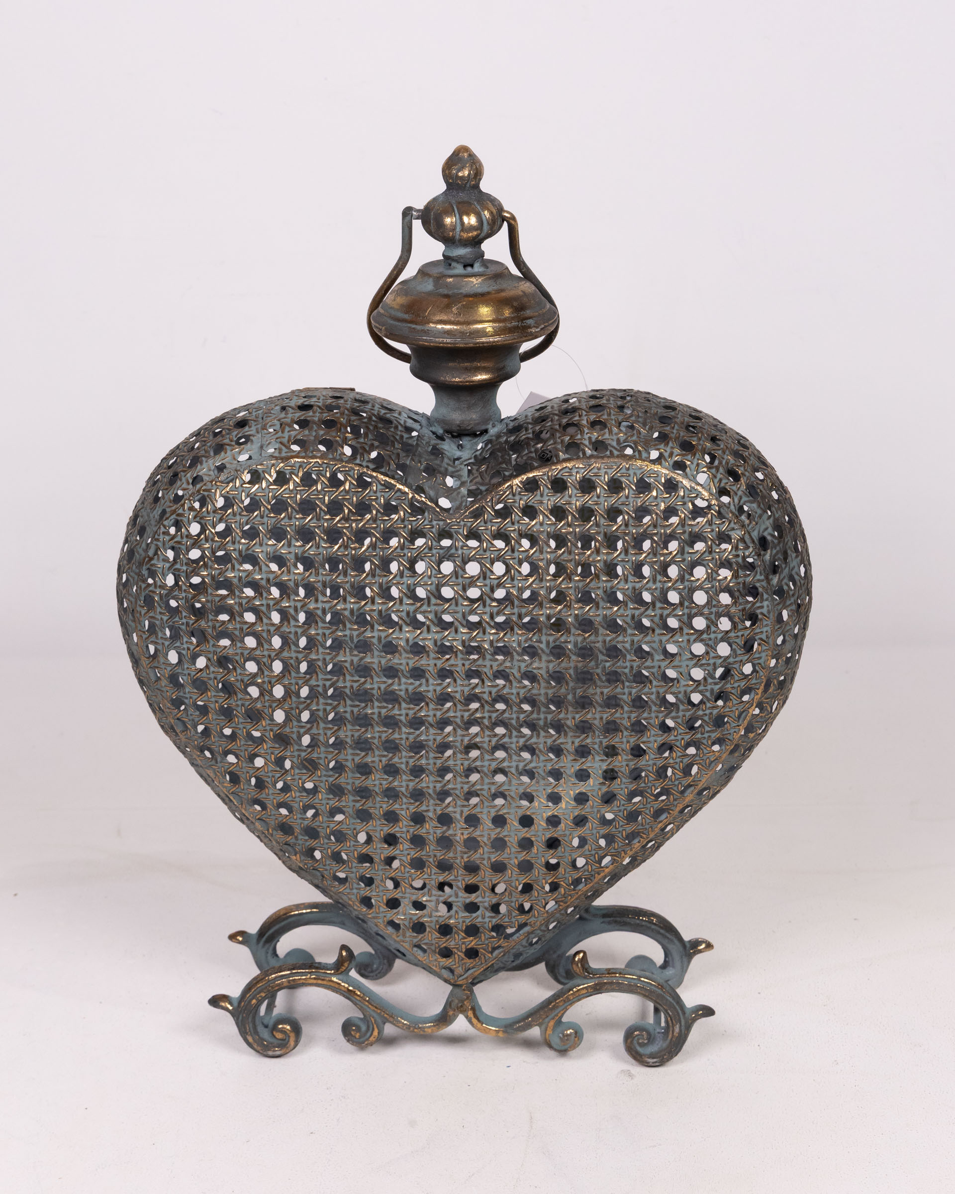 Heart Shaped Metal Candle Holder