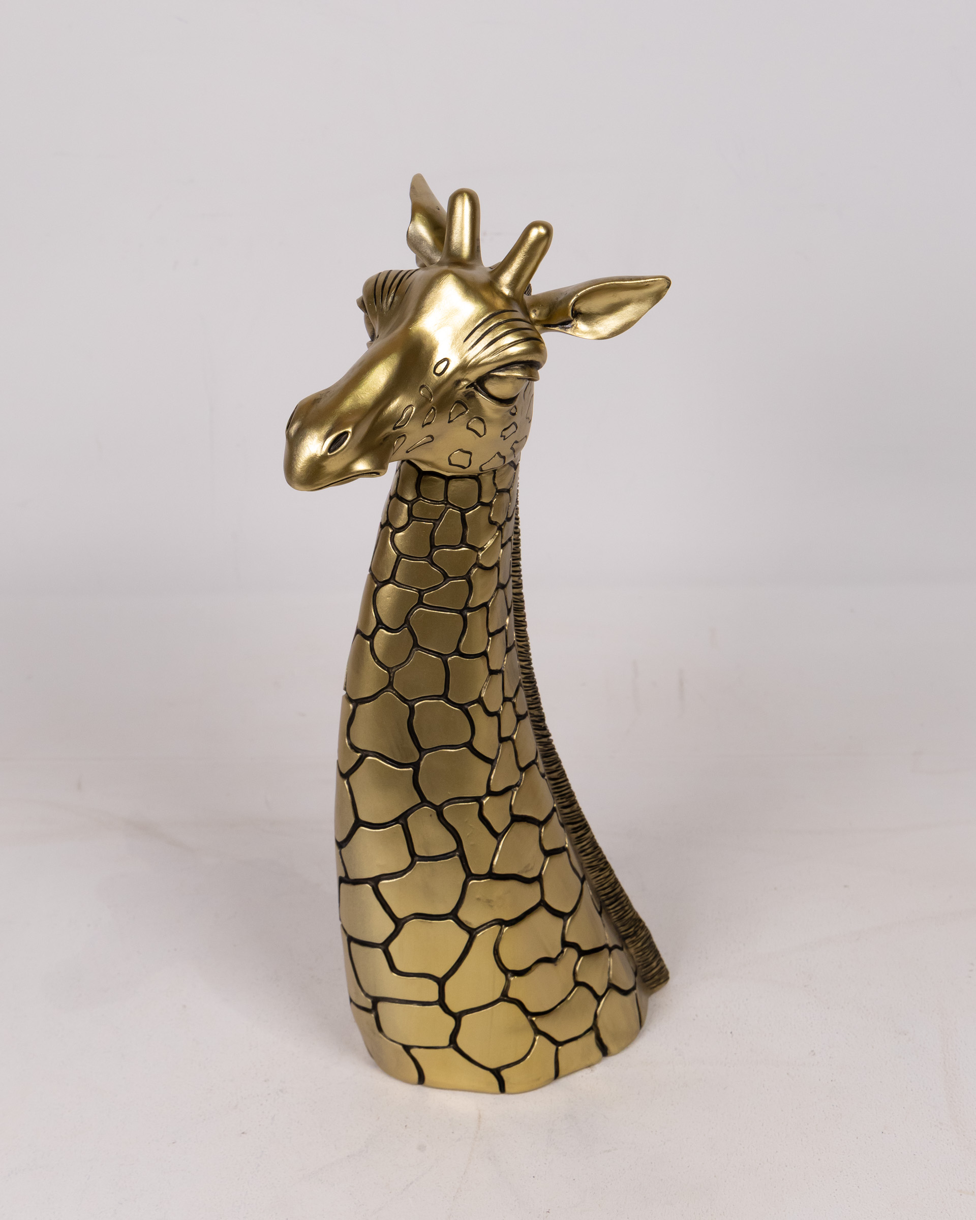 Gold Giraffe Head Ornament