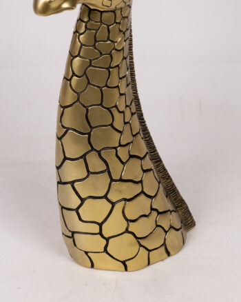 Gold Giraffe Head Ornament