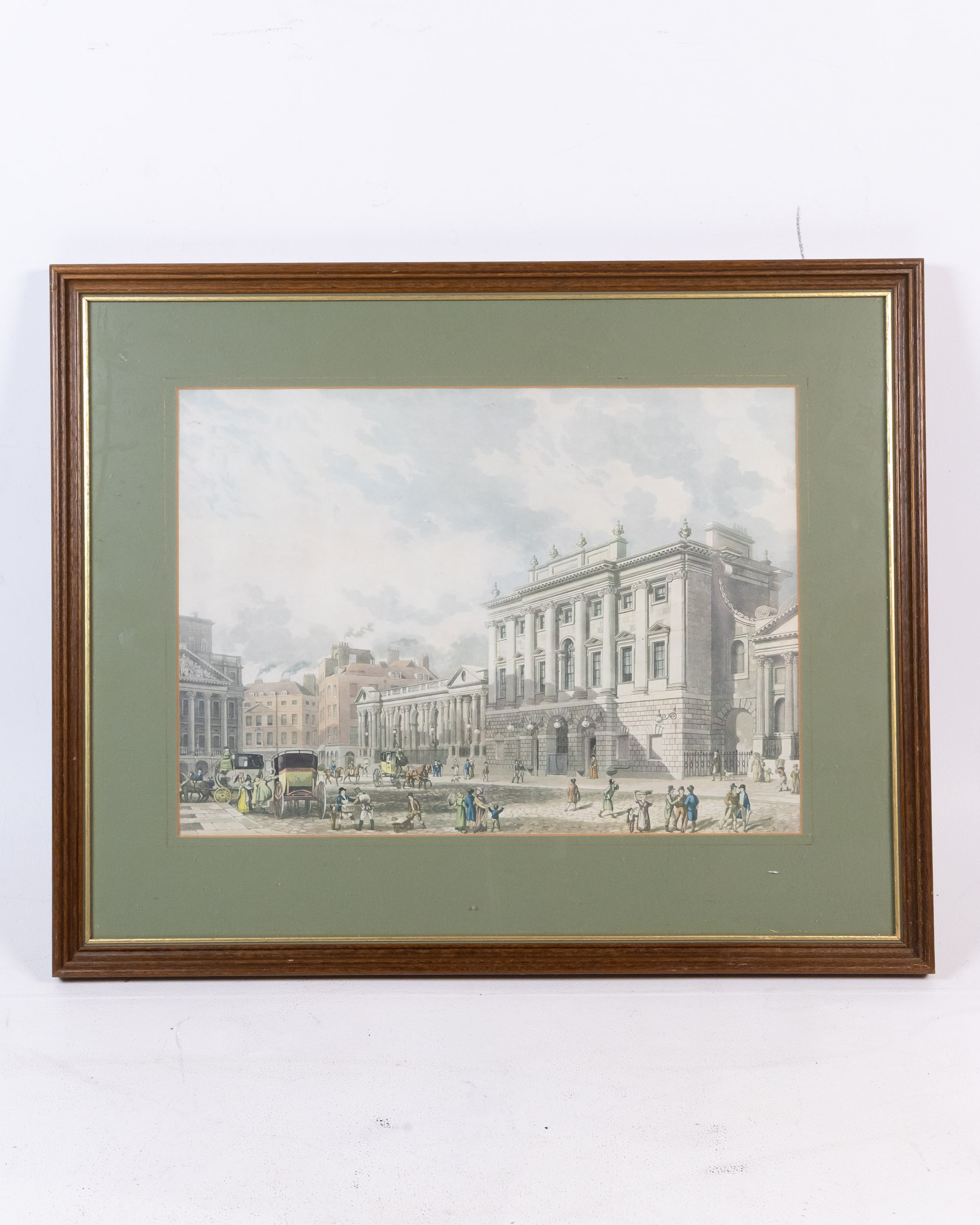c.1800 Framed Print of the Bank of England, London