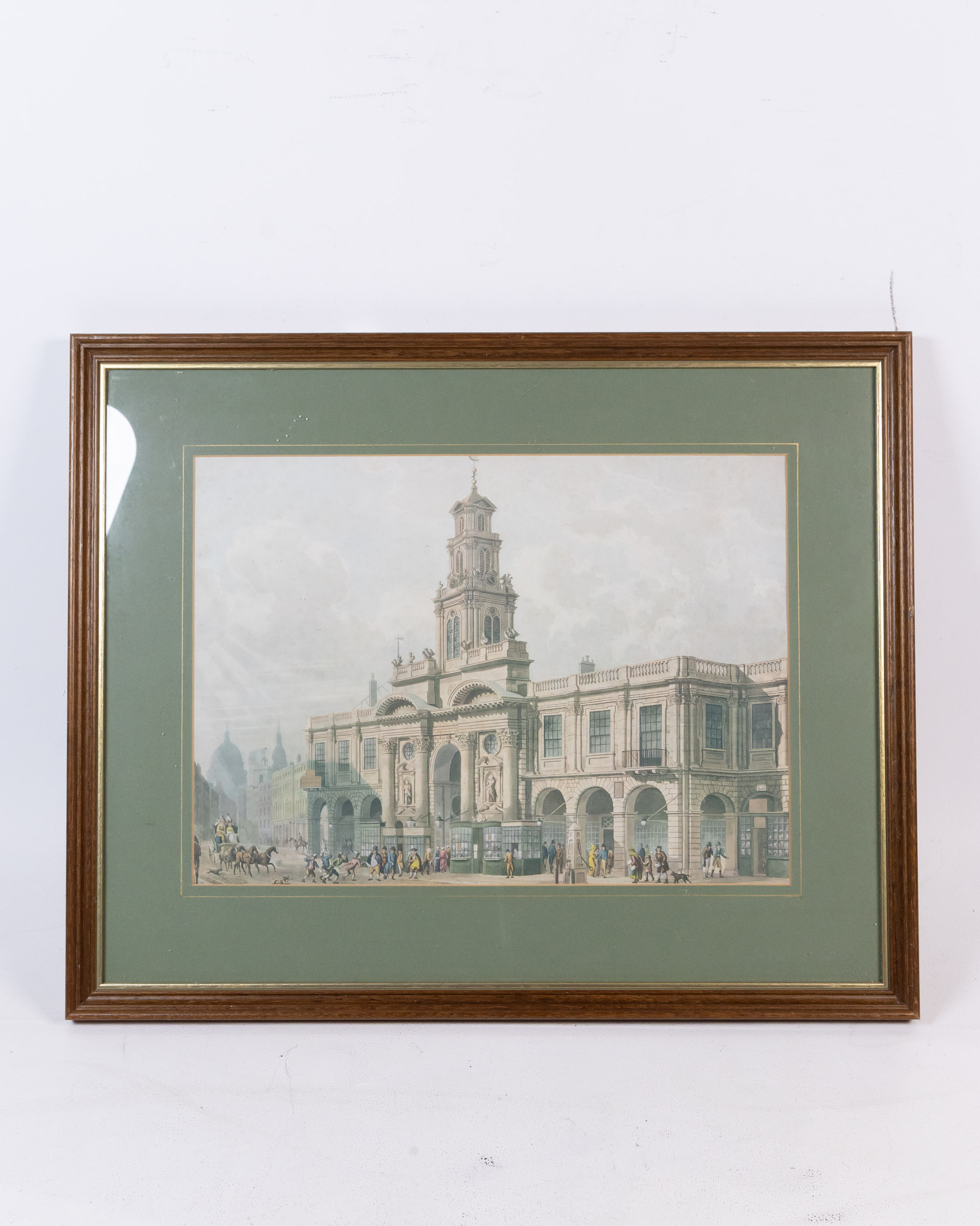 c.1816 Framed Print of the Royal Exchange Cornhill London
