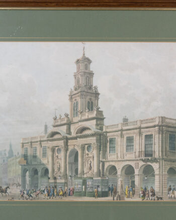 c.1816 Framed Print of the Royal Exchange Cornhill London