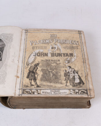 c.1880s Pilgrim’s Progress and Other Works by John Bunyan, Published by William Mackenzie