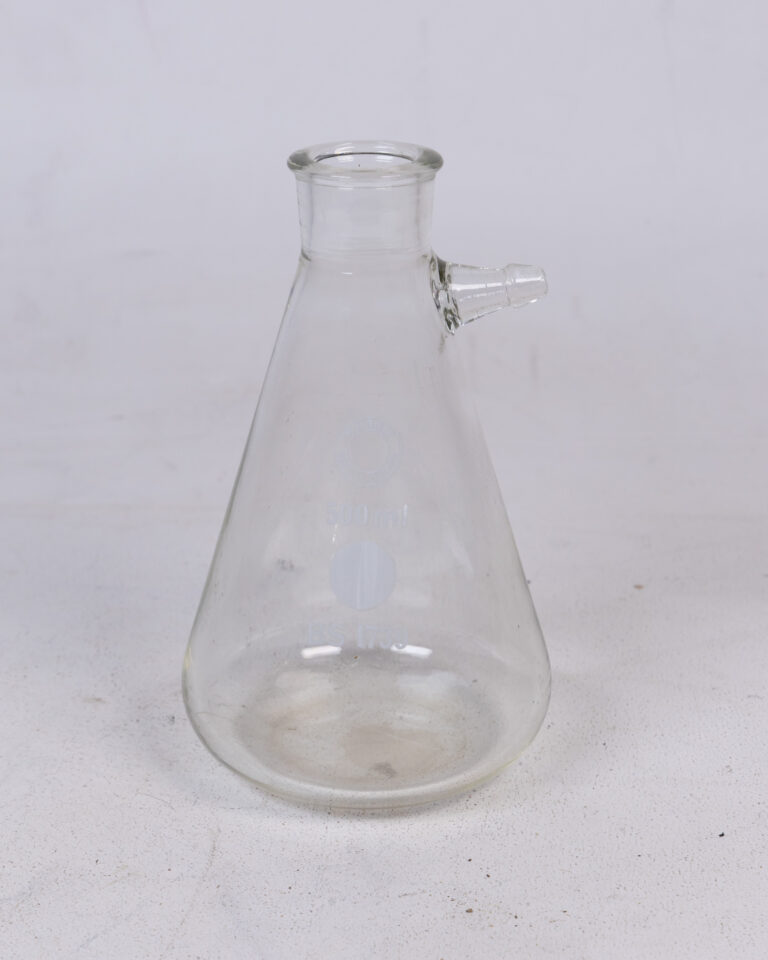 Vintage Pyrex 500ml Erlenmeyer Side Arm Flask