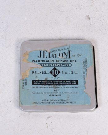 Vintage Jelonet Paraffin Gauze Dressing Tin