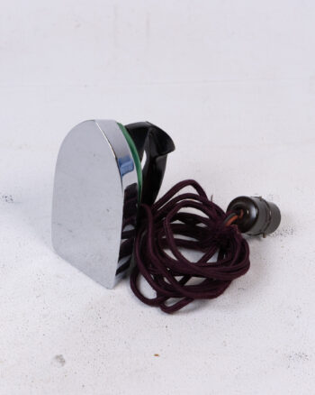 Vintage Miniature ‘Clem’ Green Electric Iron with Chrome Base