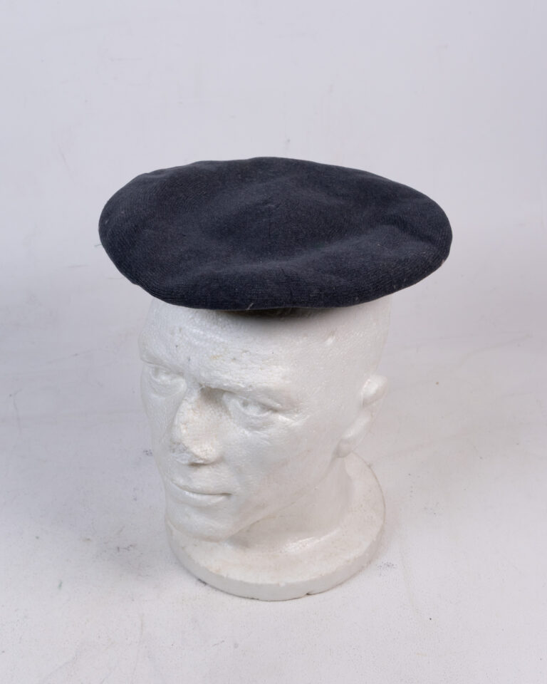 Vintage RAF Royal Air Force Blue Beret Hat with Silver Cap Badge