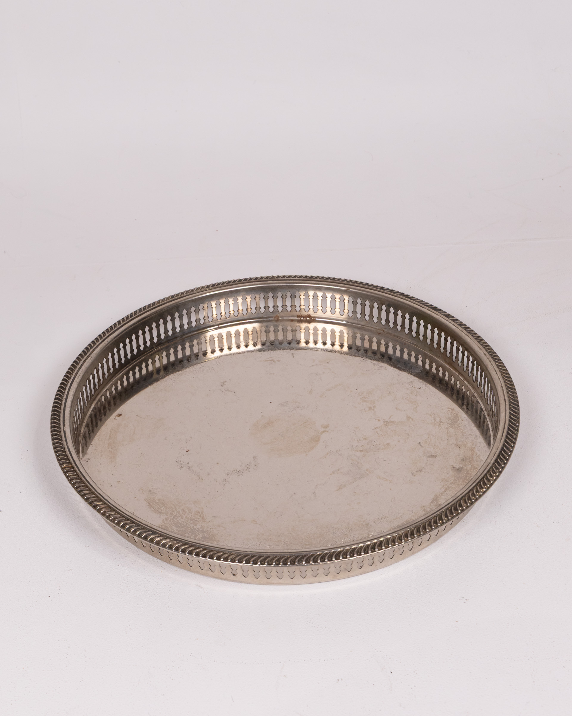 Vintage Silver Plated Serving Tray