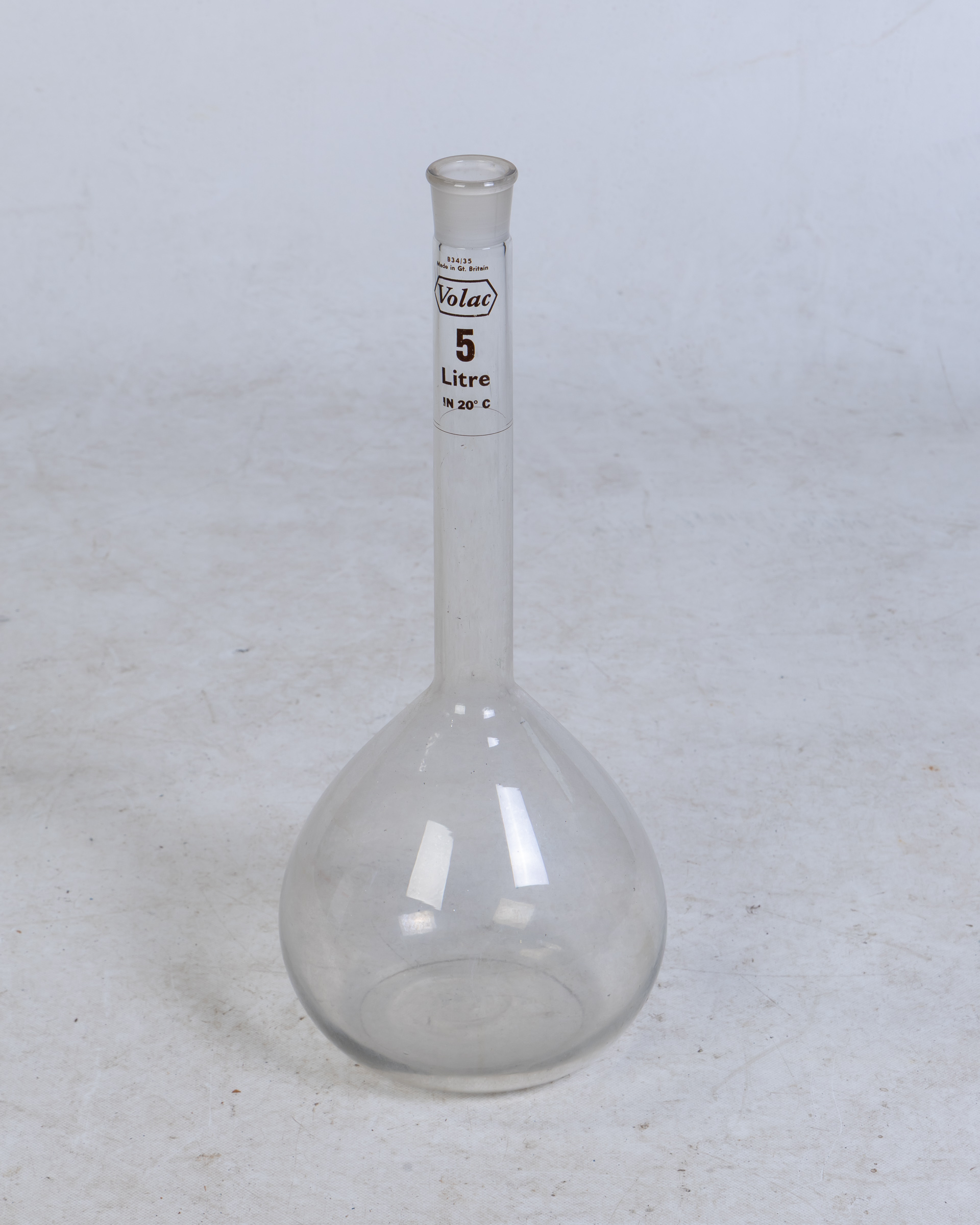Volac 5 Litre Glass Volumetric Flask