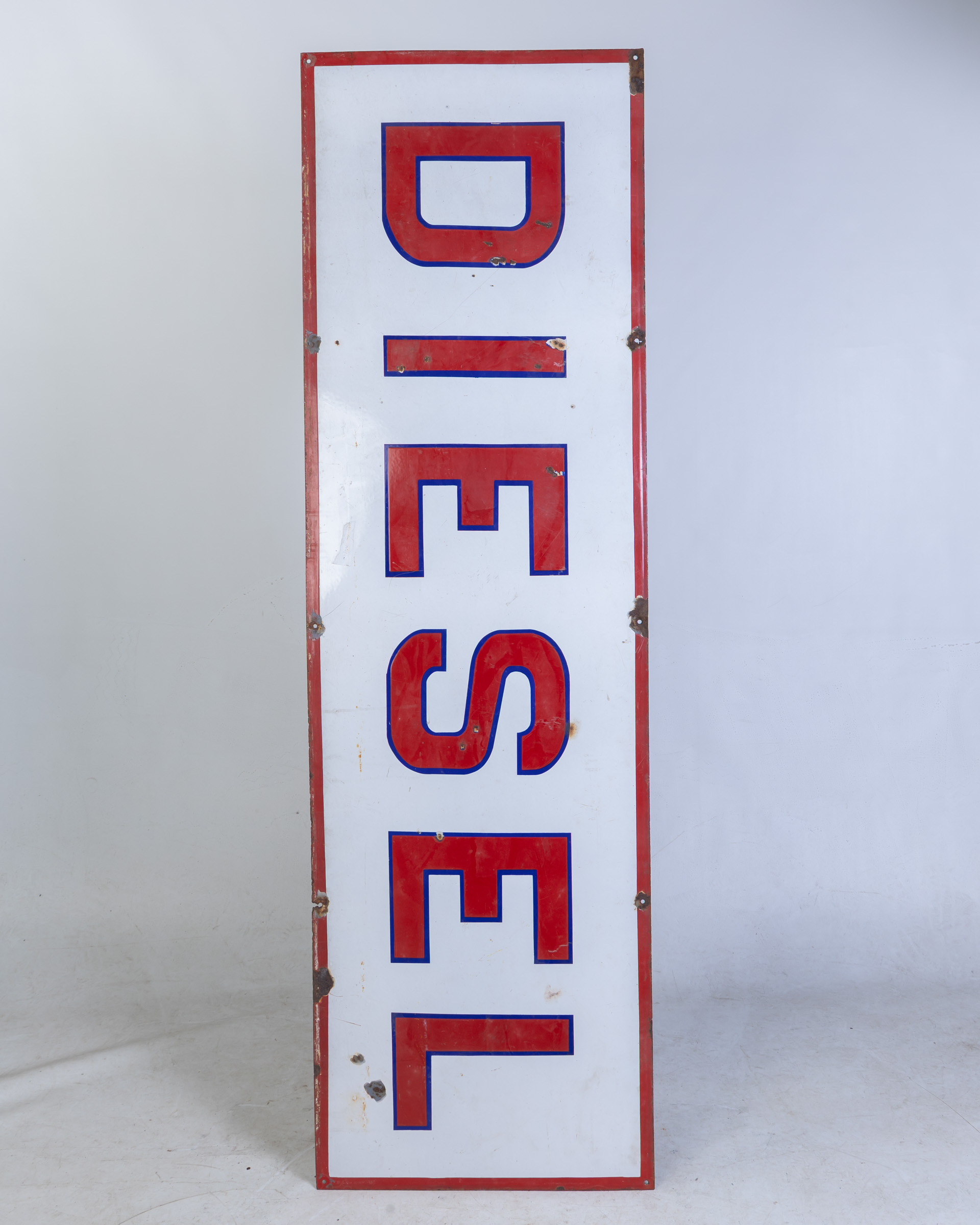 Large Vintage ‘Diesel’ Enamel Advertising Sign