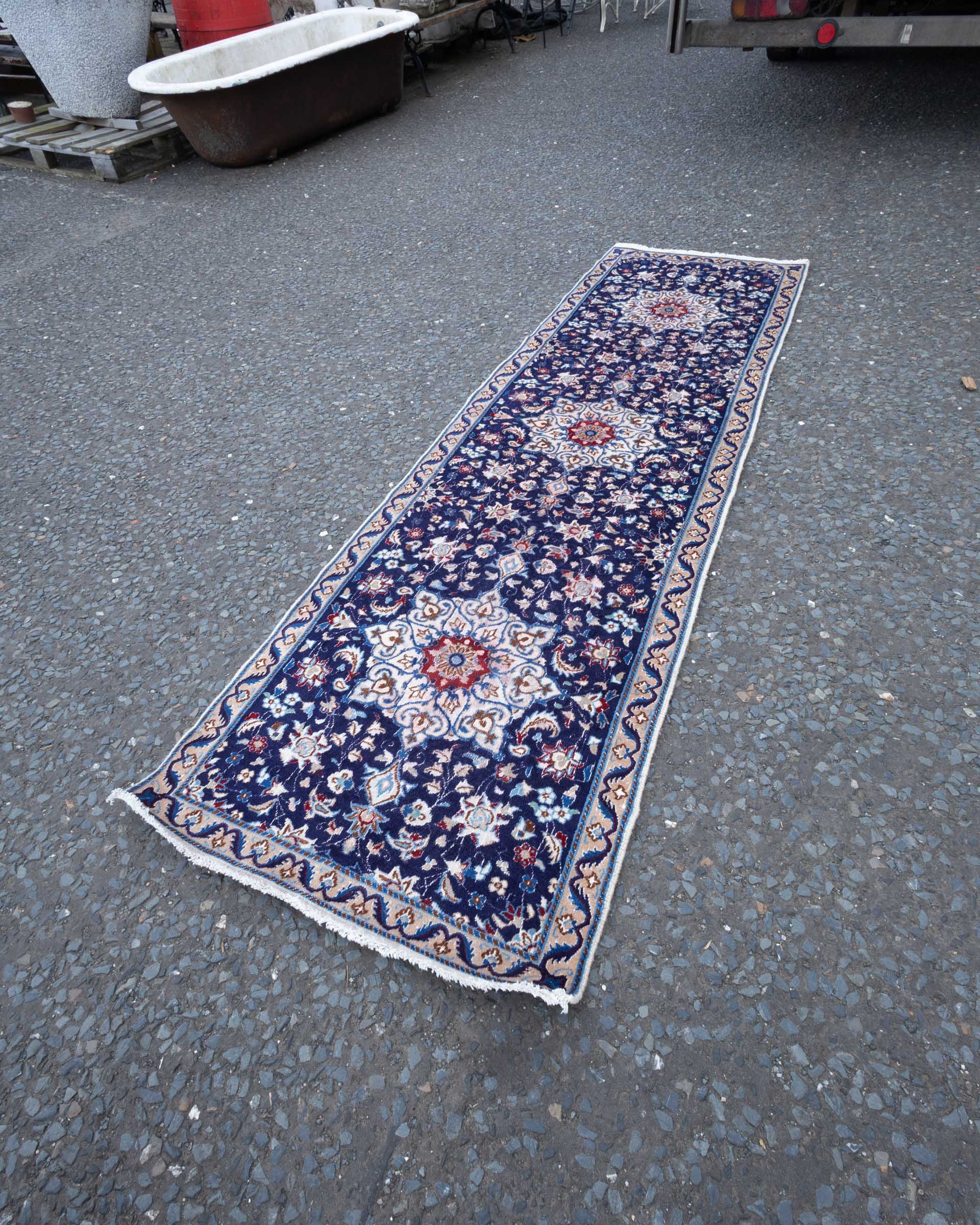 MAY2501 Vintage Fine Handwoven Persian Runner