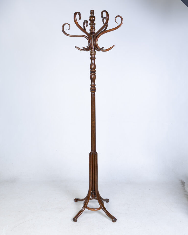 Dark Bentwood Coat and Hat Stand