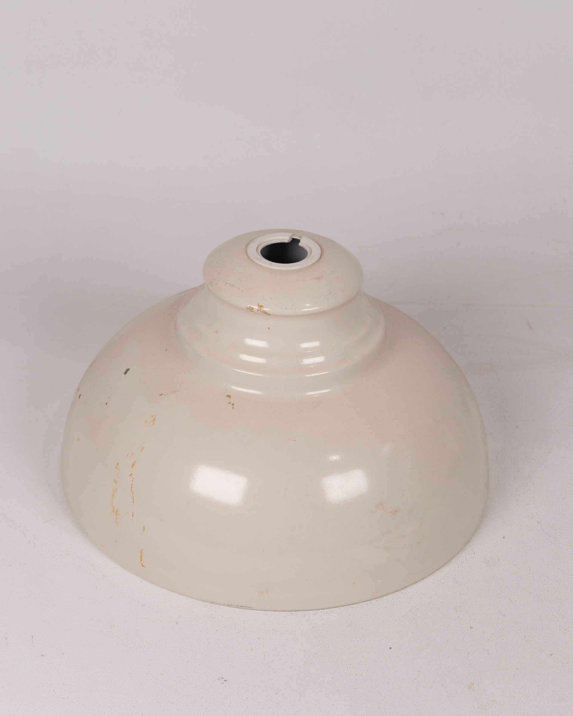 Vintage Cream Metal Industrial Light Shade