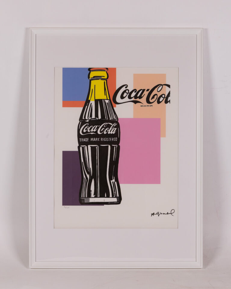 Andy Warhol Coca-Cola Framed Lithograph Print - #61/100
