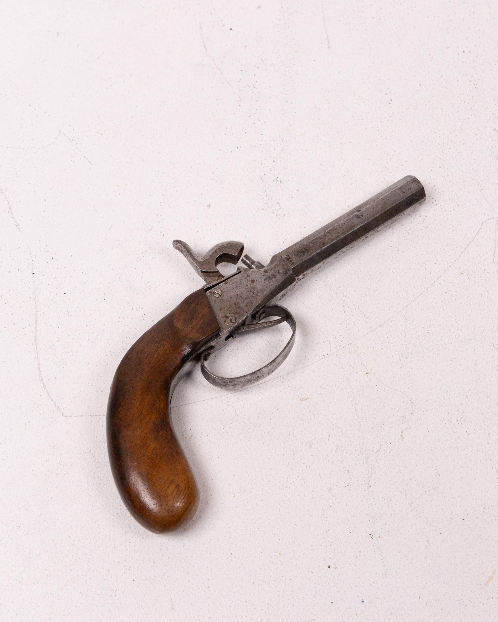 Antique Percussion Cap Pistol Numbered 78,41