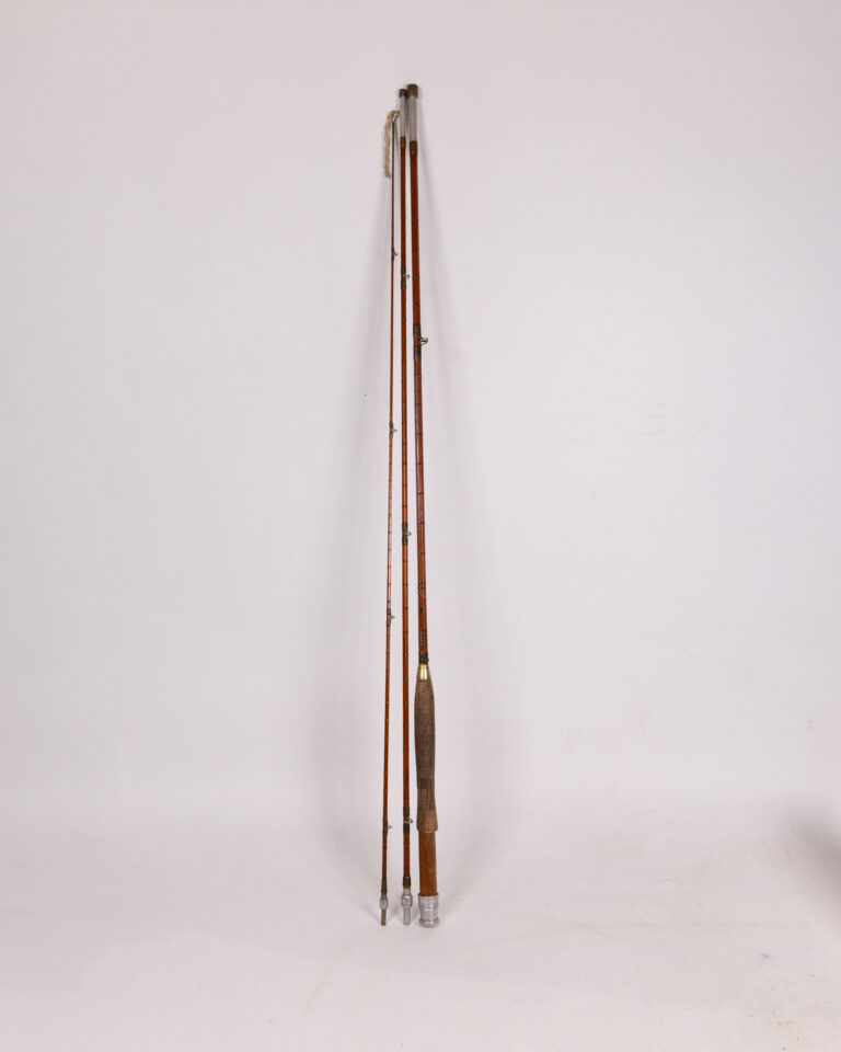 Vintage London Fly Fishing Rod with M.B. Moore Belfast Carry Bag