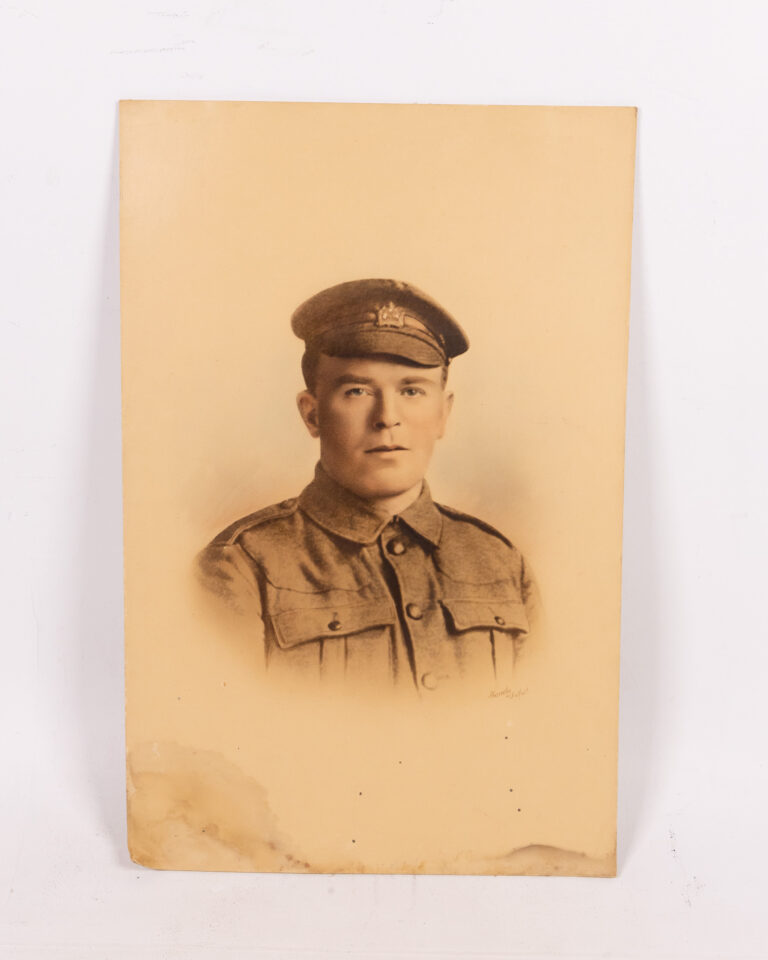 WWI Belfast Photograph Print - Man in Military Uniform