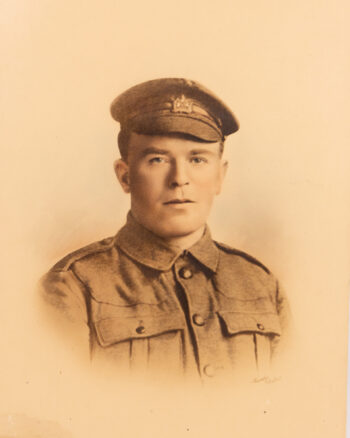 WWI Belfast Photograph Print – Man in Military Uniform