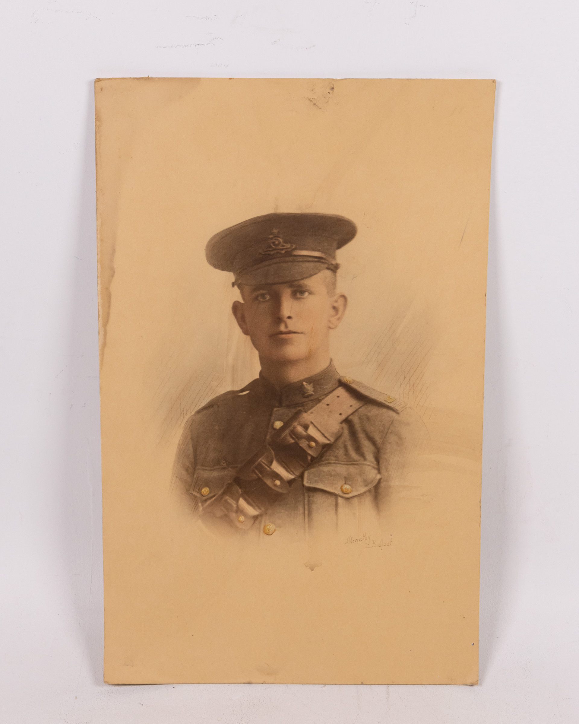WWI Belfast Photograph Print – Soldier in Uniform