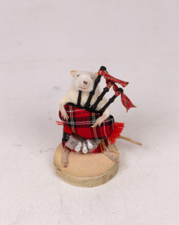 Taxidermy Mouse Playing Bagpipes