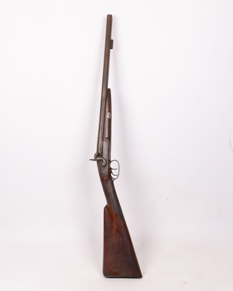 Antique Double Barrelled Percussion Cap Shotgun