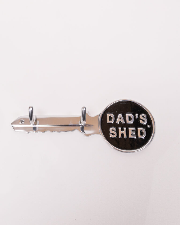 Dad's Shed Aluminium Key Holder