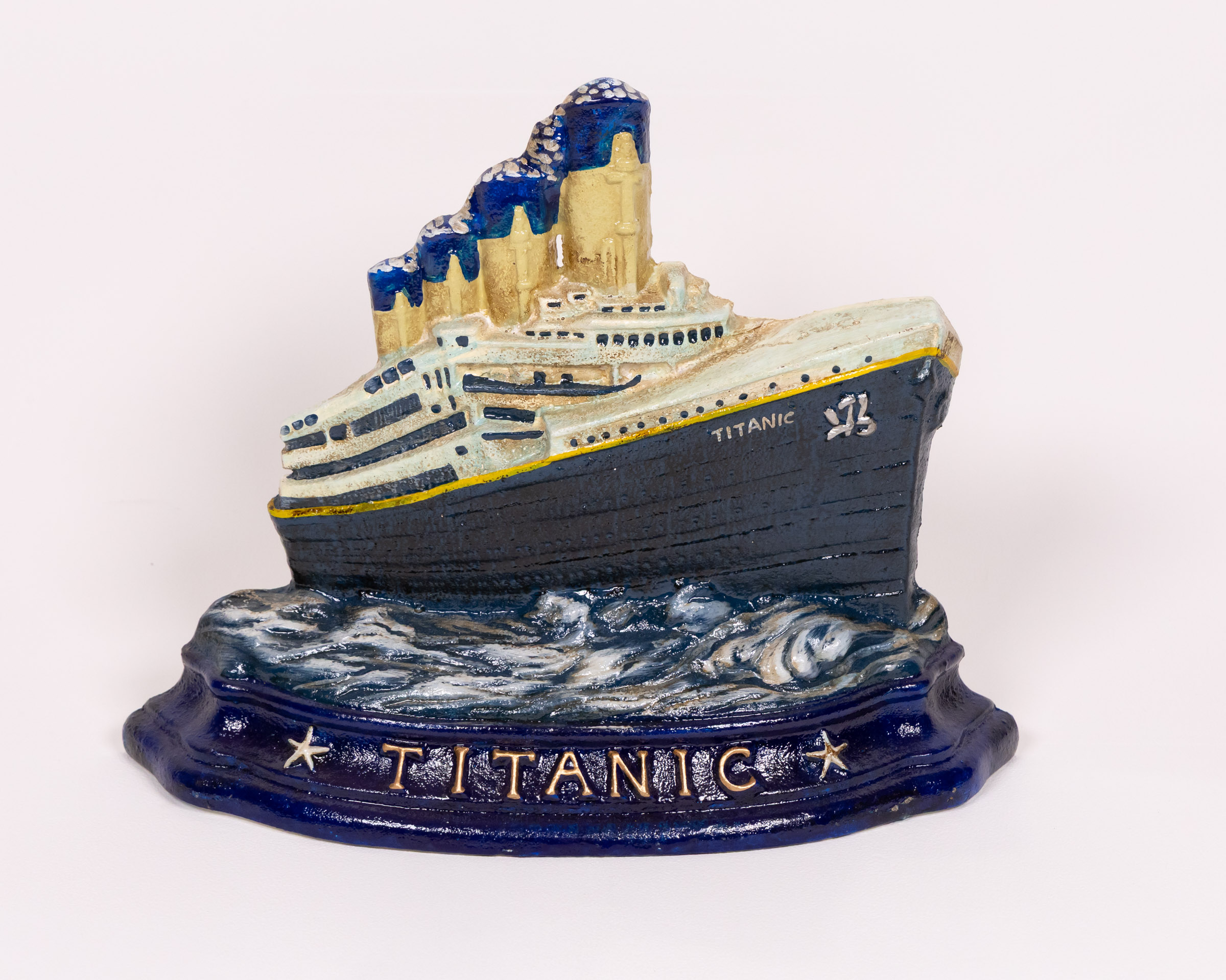 Cast Iron Titanic Doorstop - On The Square Emporium