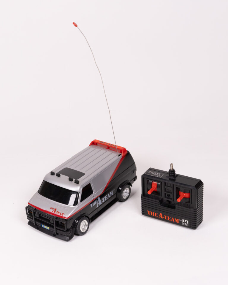 Vintage 'The A-Team' Radio Controlled Van Toy with Remote Controller