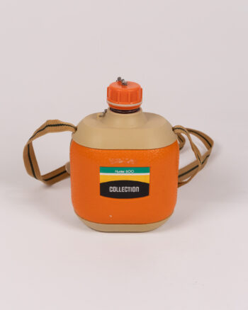 Vintage Hunter 600 Collection Orange & Beige Plastic Canteen