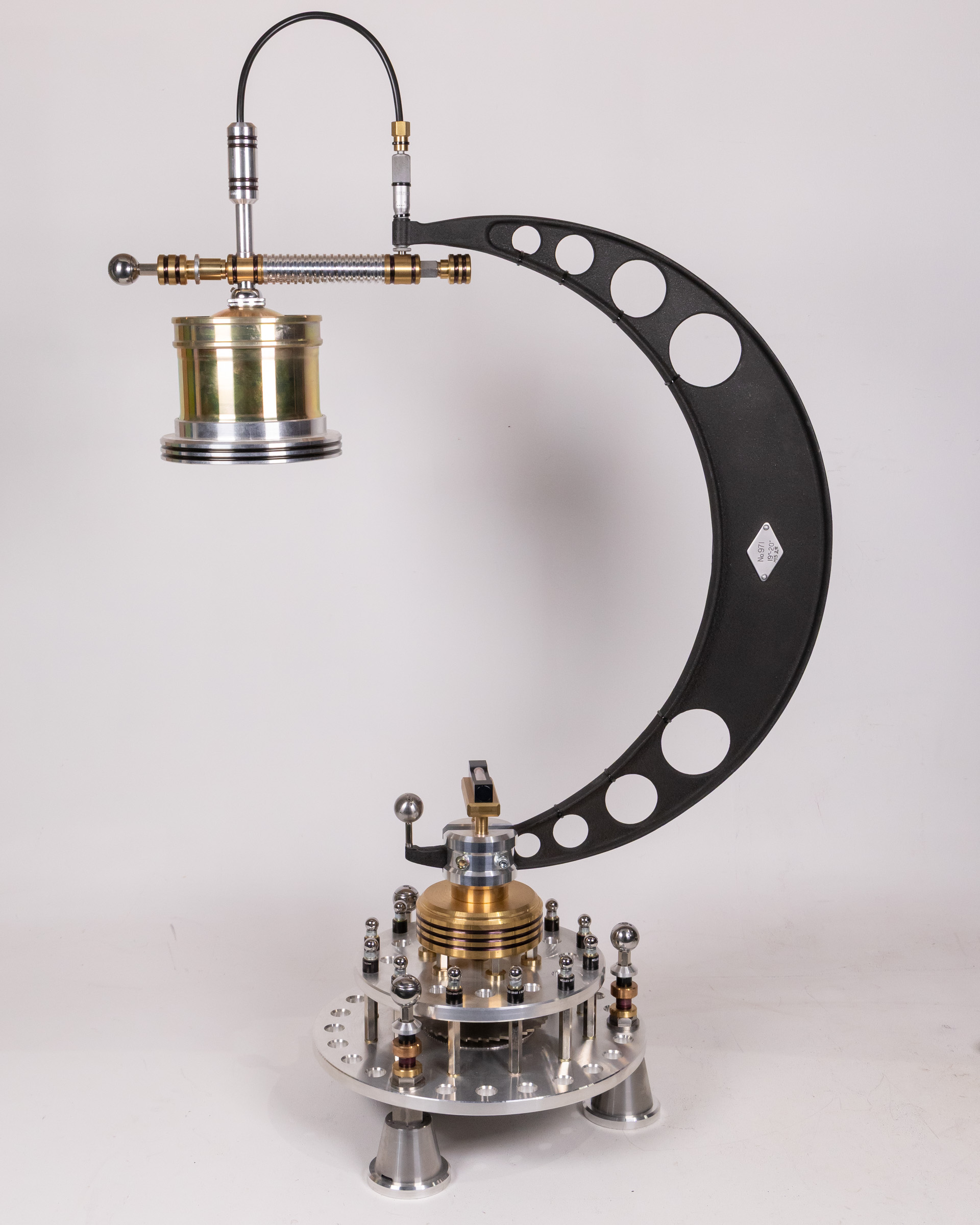 Unique Vintage Micrometer Handmade Large Table Lamp