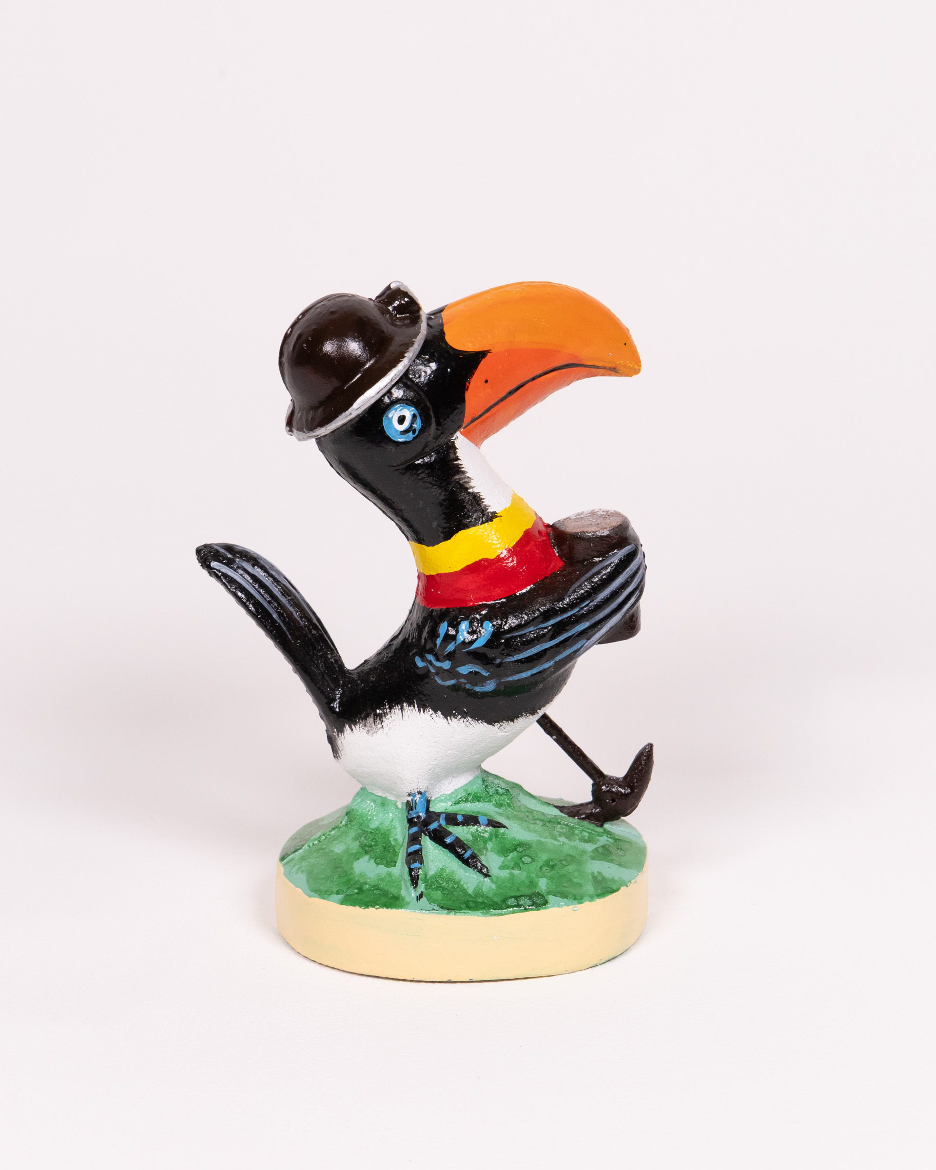 Cast Iron Guinness Toucan Miner Figure