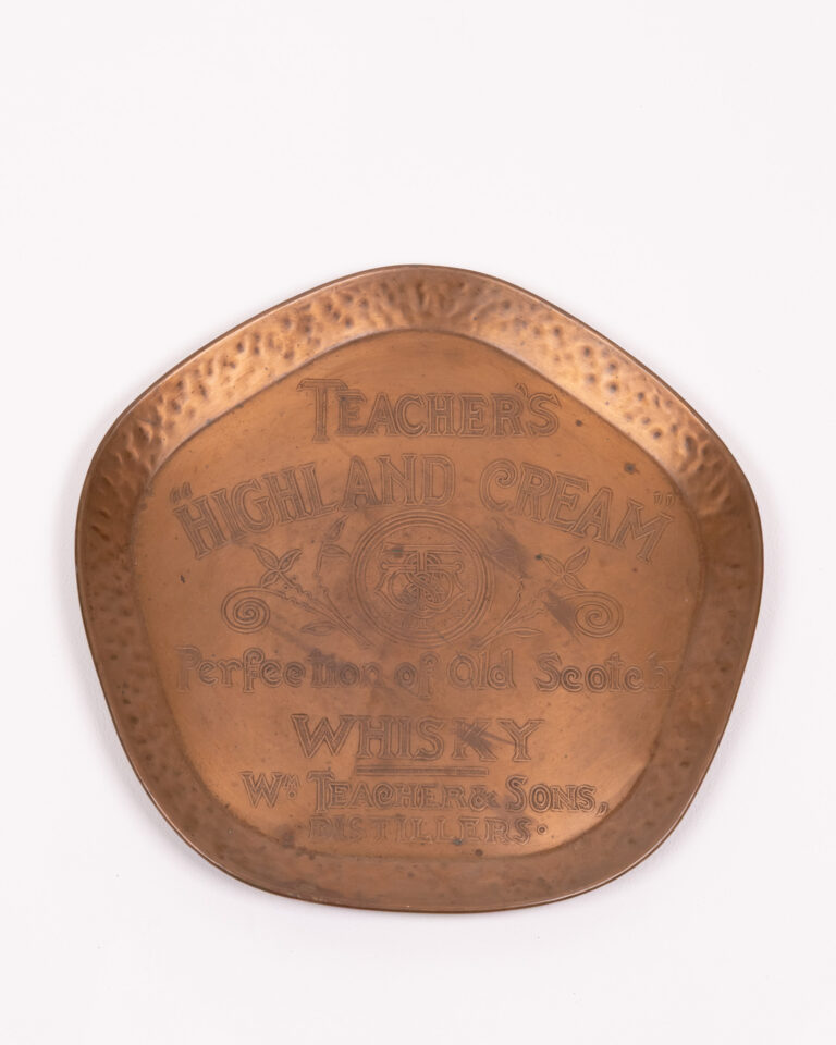 Teacher's Highland Cream Whisky Copper Tray