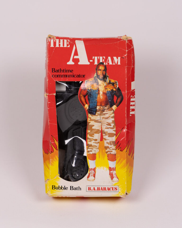 Vintage 1980's A-Team 'Bathtime Communicator' Bubble Bath Toy in Box