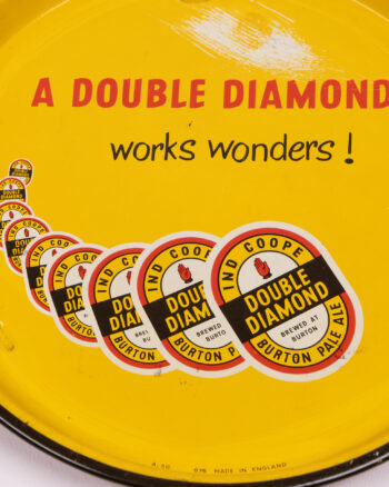 Vintage Double Diamond Pale Ale Metal Drinks Tray